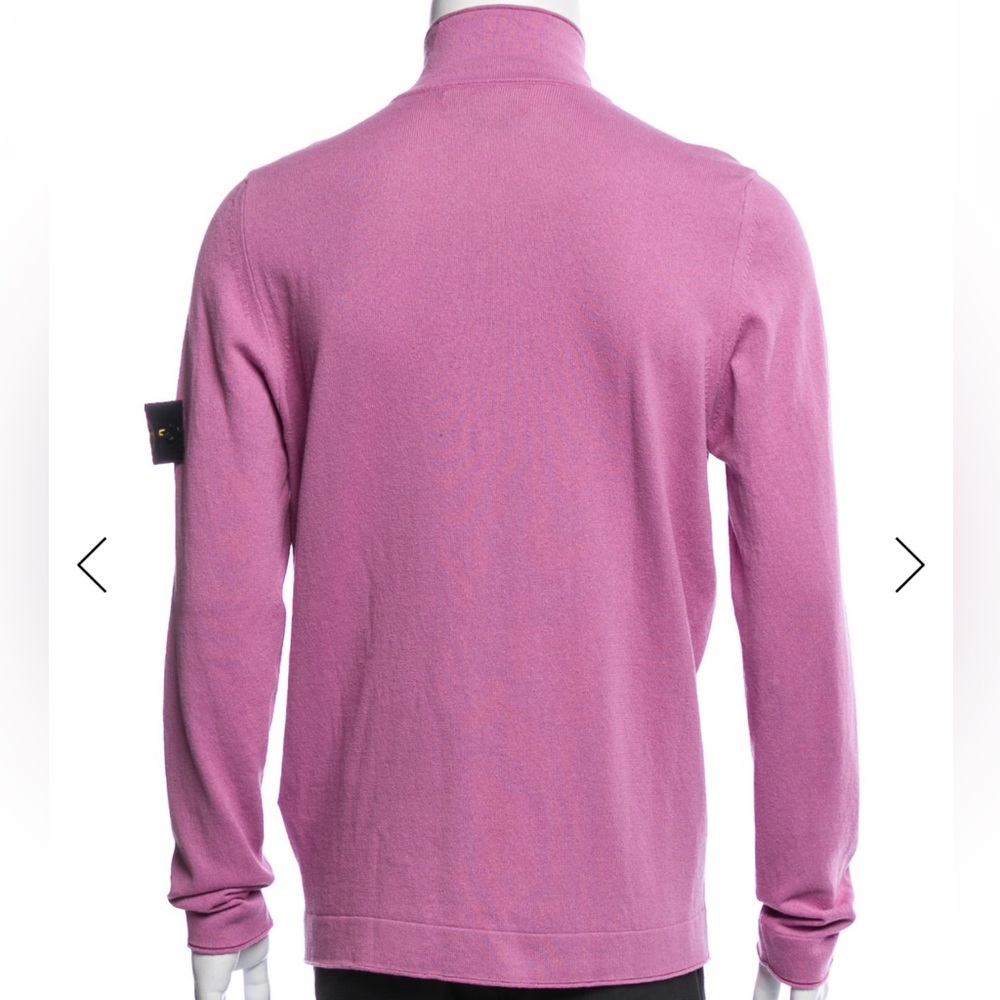 Stone Island Mauve Zip-Up Jacket - Picture 4 of 8